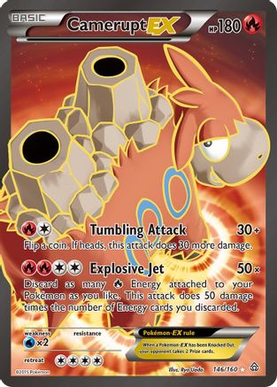 Camerupt EX (146 Full Art) (PRC-) (Holofoil)