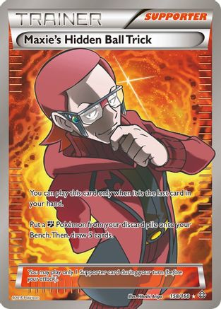 Maxie's Hidden Ball Trick (158 Full Art) (PRC-158) (Holofoil)