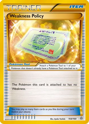 Weakness Policy (164 Secret Rare) (PRC-) (Holofoil)