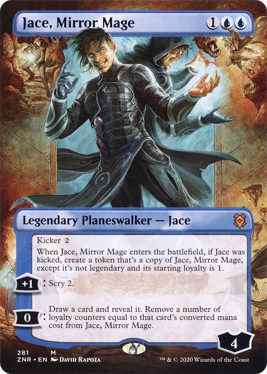Jace, Mirror Mage (ZNR-281) (Borderless) (Foil)