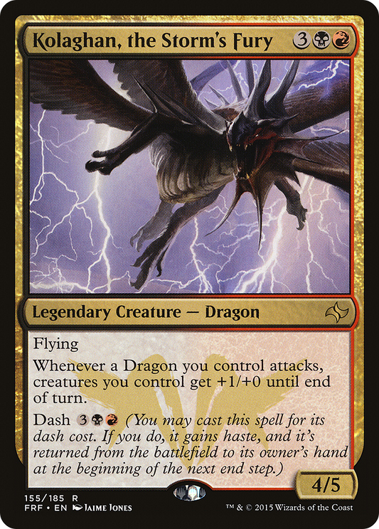 Kolaghan, the Storm's Fury (FRF-155) (Foil)