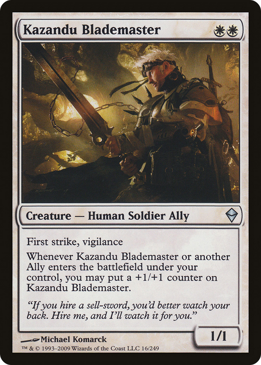 Kazandu Blademaster (ZEN-016) (Foil)
