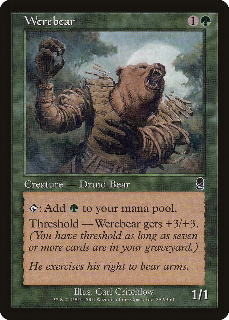 Werebear (ODY-282) (Foil)