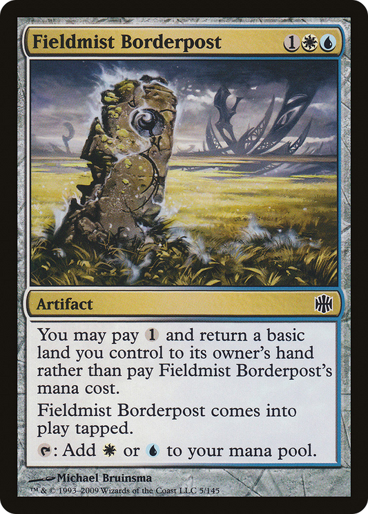 Fieldmist Borderpost (ARB-005) (Foil)