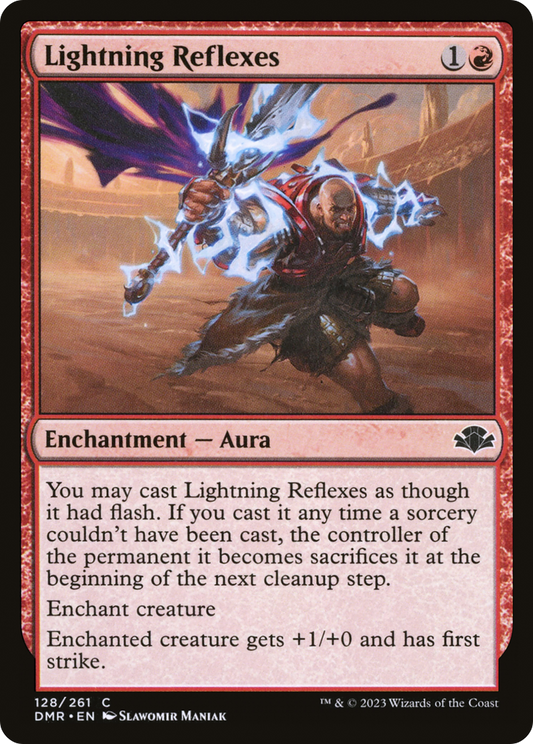 Lightning Reflexes (DMR-128) (Foil)