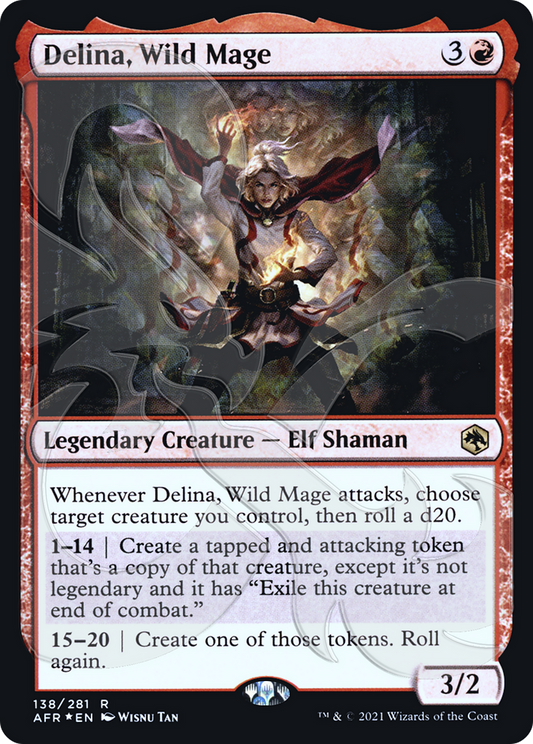 Delina, Wild Mage (AFR&-138A) (Foil)