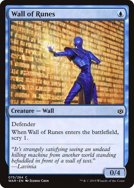 Wall of Runes (WAR-075)