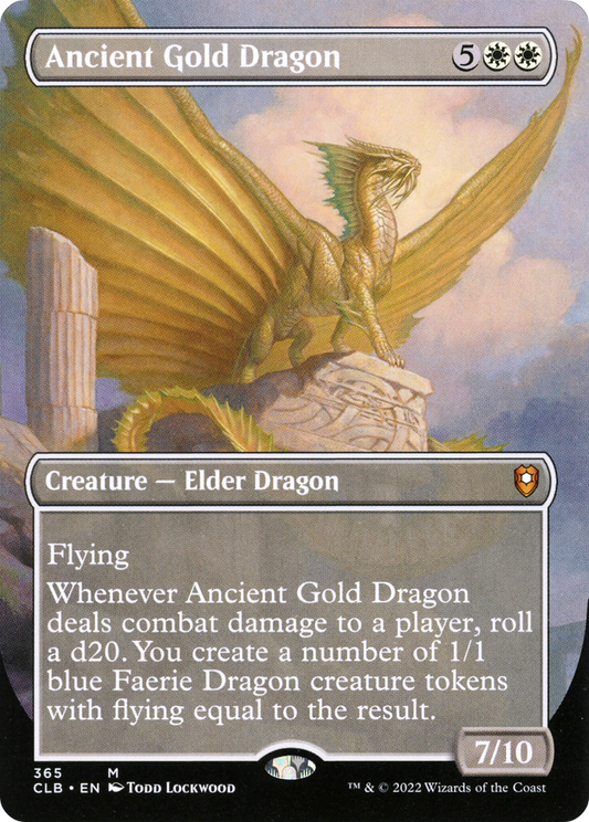 Ancient Gold Dragon (CLB-365) (Borderless) (Foil)