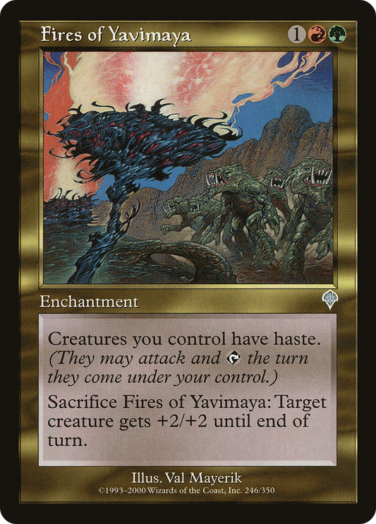 Fires of Yavimaya (INV-246) (Foil)