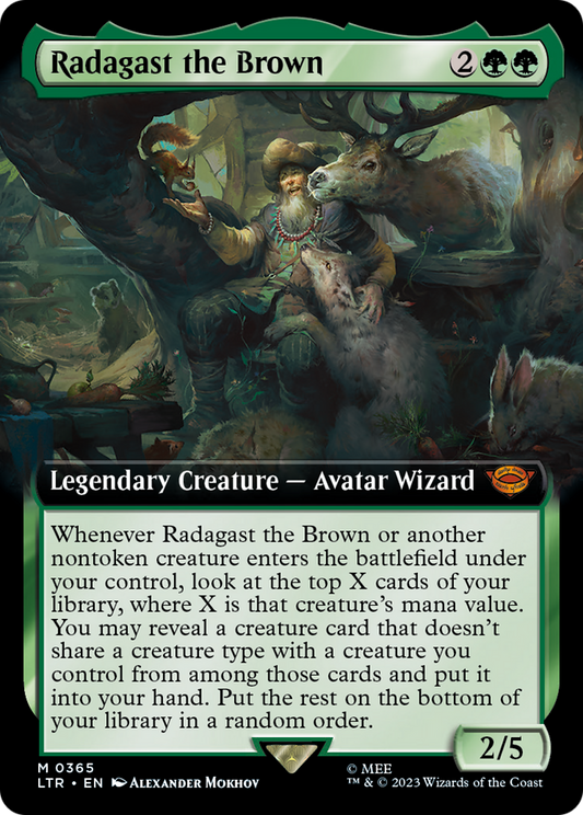 Radagast the Brown (LTR-365) (Extended Art)