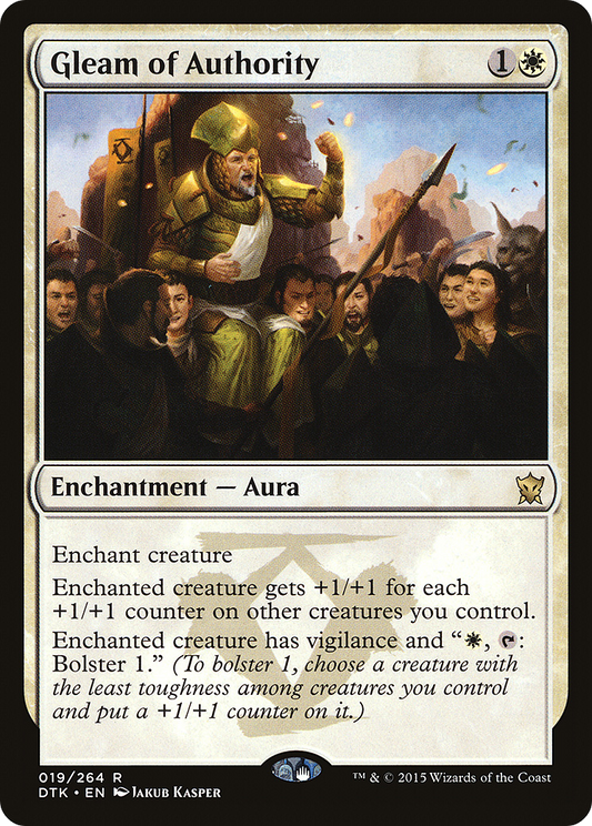 Gleam of Authority (DTK-019) (Foil)