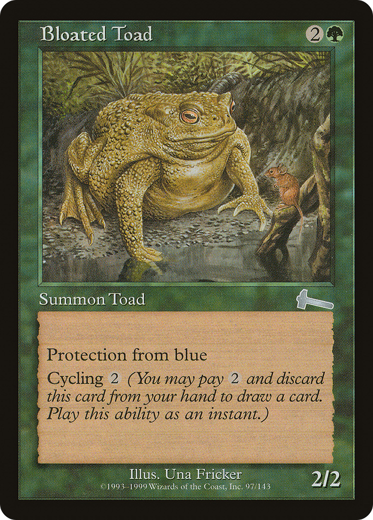 Bloated Toad (ULG-097) (Foil)