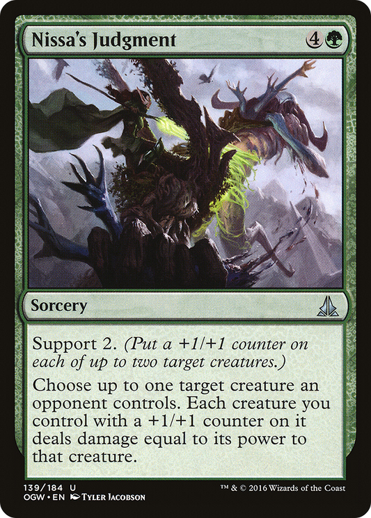Nissa's Judgment (OGW-139) (Foil)