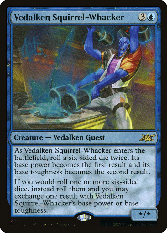 Vedalken Squirrel-Whacker (UNF-349) (Galaxy Foil)