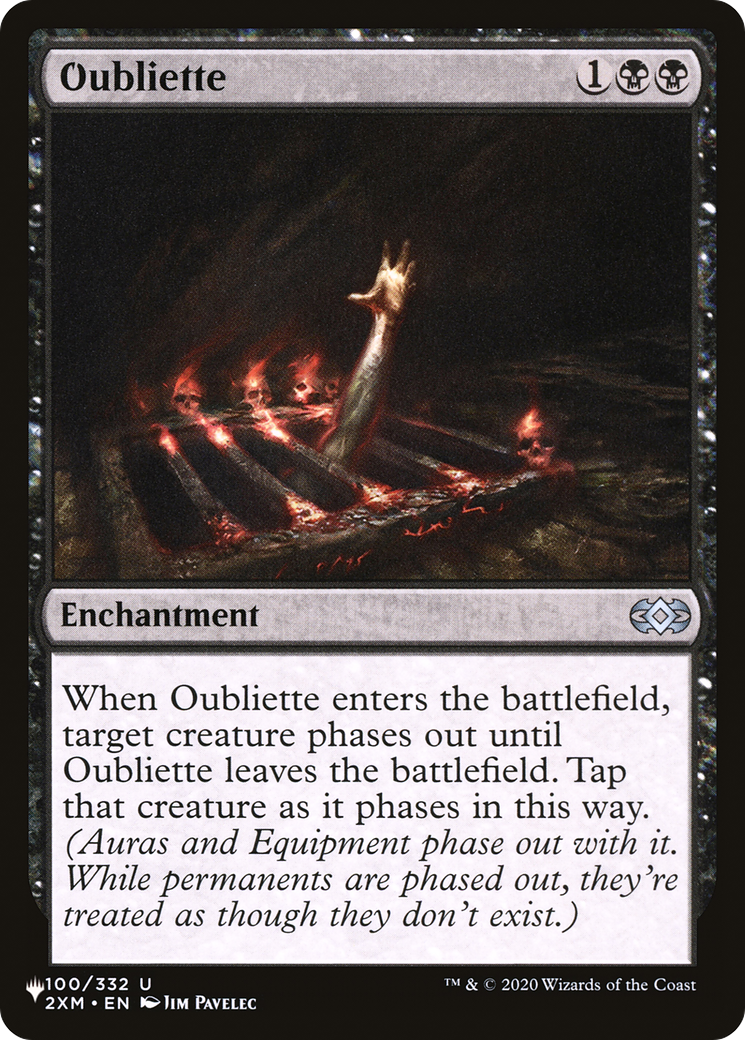 Oubliette (LIST-2XM-100)