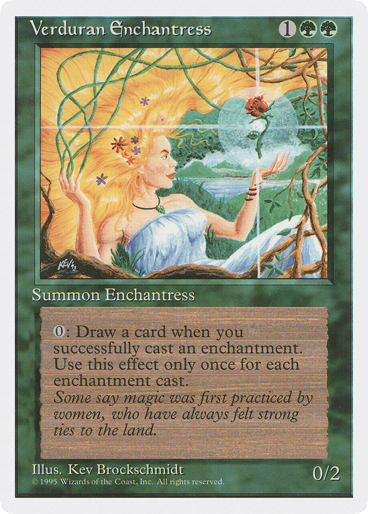 Verduran Enchantress (4ED-281)