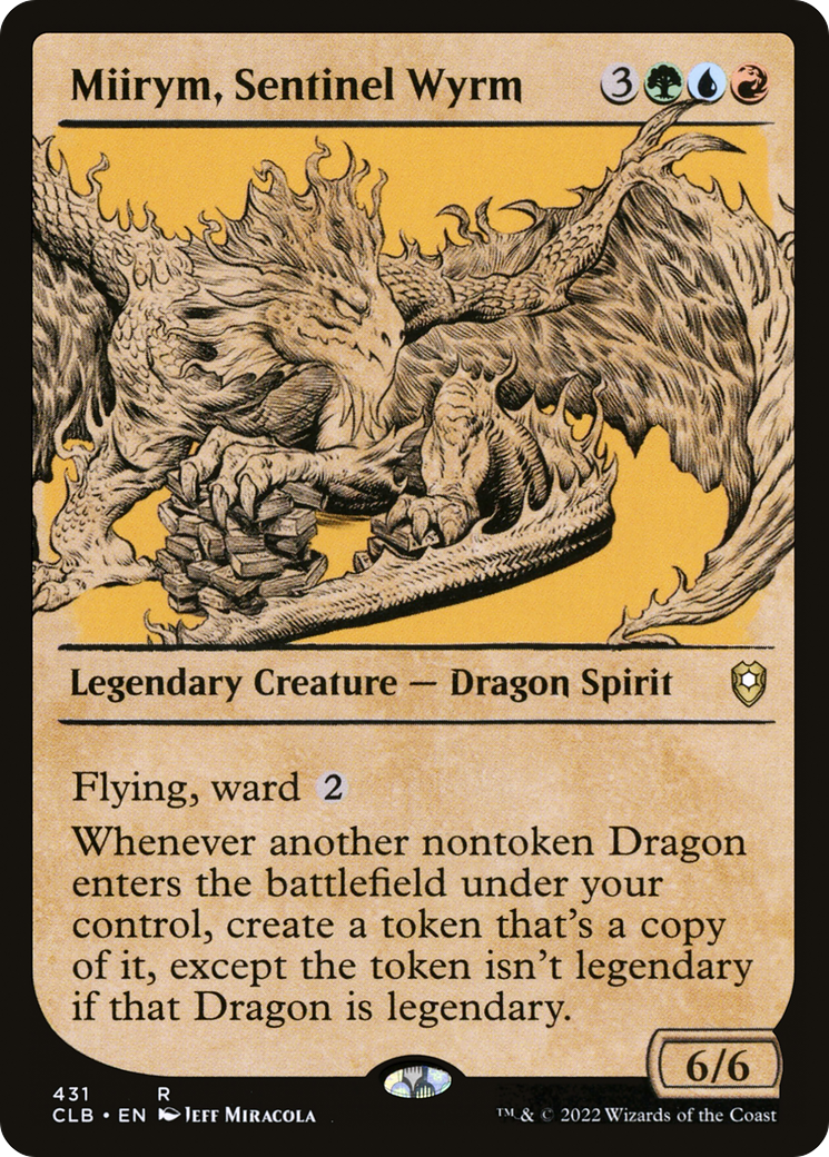 Miirym, Sentinel Wyrm (CLB-431) (Showcase) (Foil)