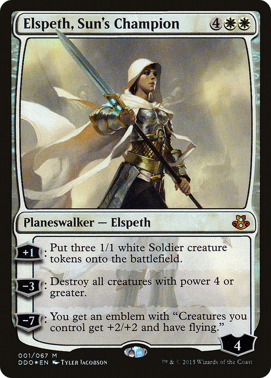 Elspeth, Sun's Champion (DDO-001) (Foil)
