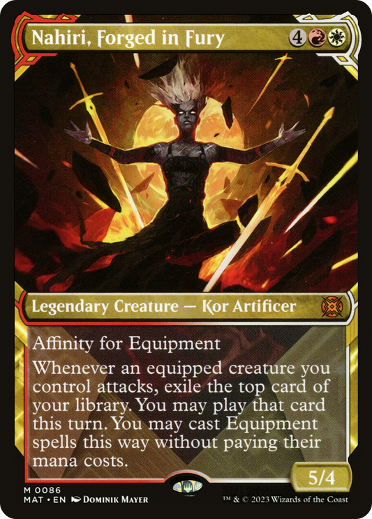 Nahiri, Forged in Fury (MAT-086) (Showcase) (Foil)