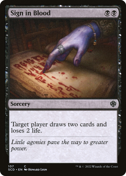Sign in Blood (SCD-107)