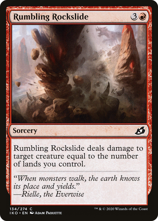 Rumbling Rockslide (IKO-134) (Foil)
