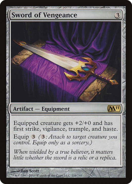 Sword of Vengeance (M11-216) (Foil)