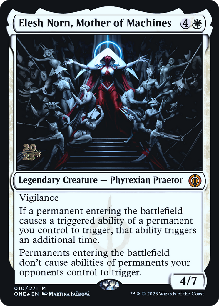 Elesh Norn, Mother of Machines (PRE-10S) (Foil)