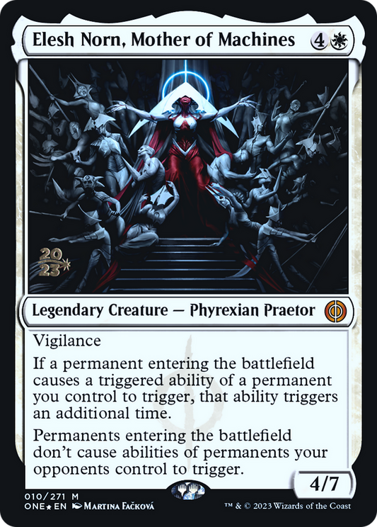 Elesh Norn, Mother of Machines (PRE-10S) (Foil)