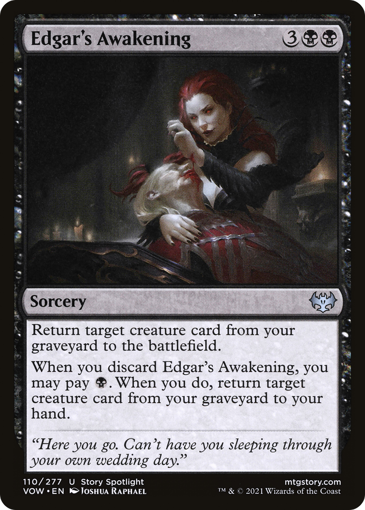 Edgar's Awakening (VOW-110) (Foil)