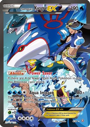 Team Aqua's Kyogre EX (DCR-006) (Holofoil)