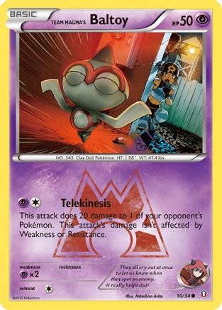 Team Magma's Baltoy (DCR-010) (Reverse Holofoil)