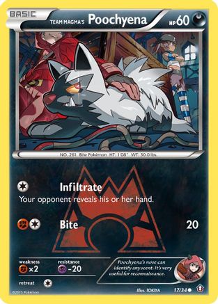 Team Magma's Poochyena (DCR-017)