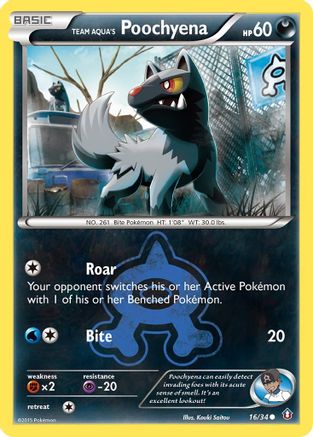 Team Aqua's Poochyena (DCR-016)