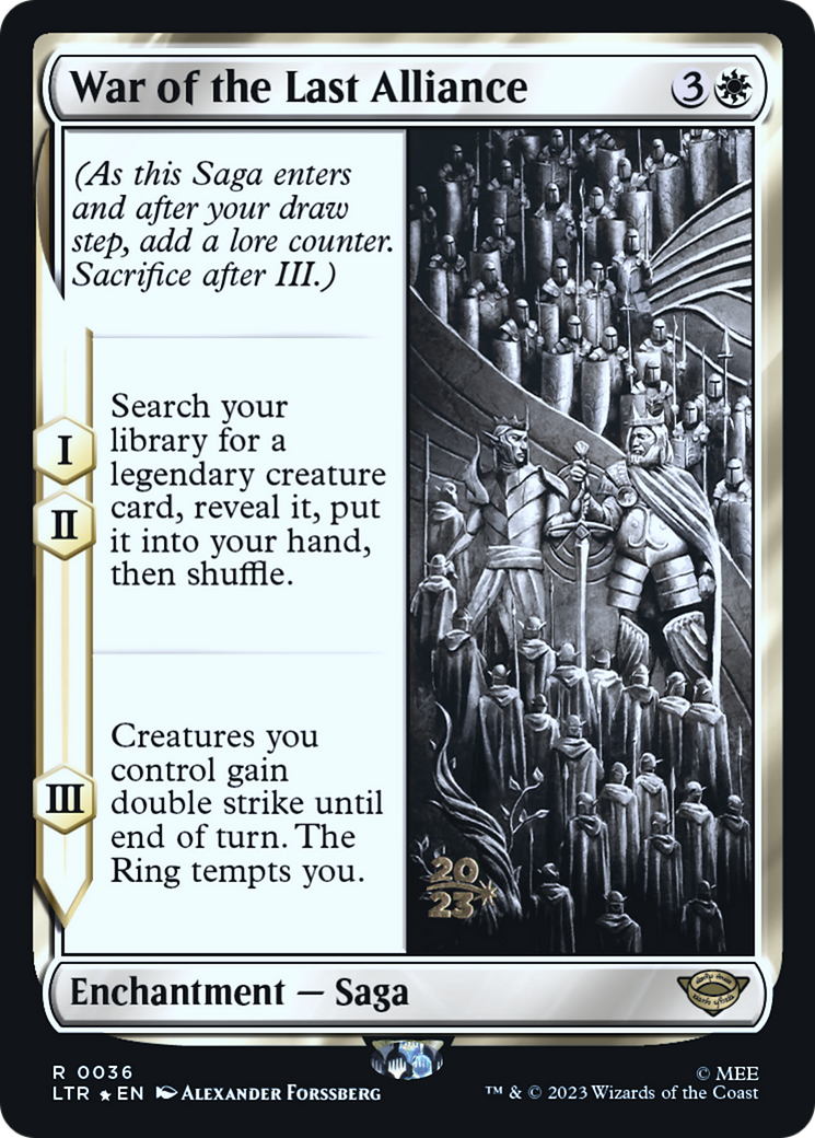 War of the Last Alliance (PRE-36S) (Foil)