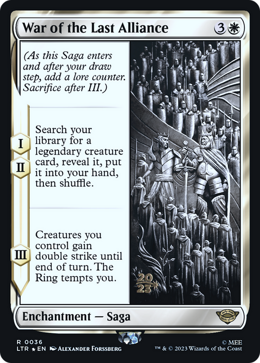 War of the Last Alliance (PRE-36S) (Foil)