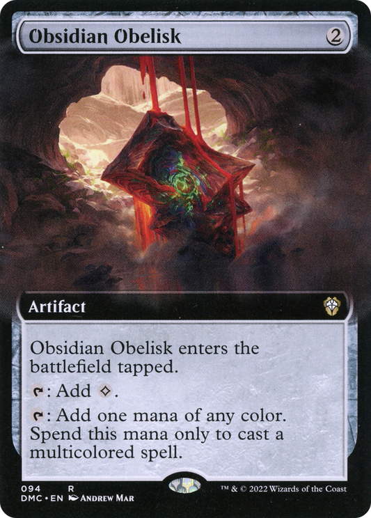 Obsidian Obelisk (DMC-094) (Extended Art)
