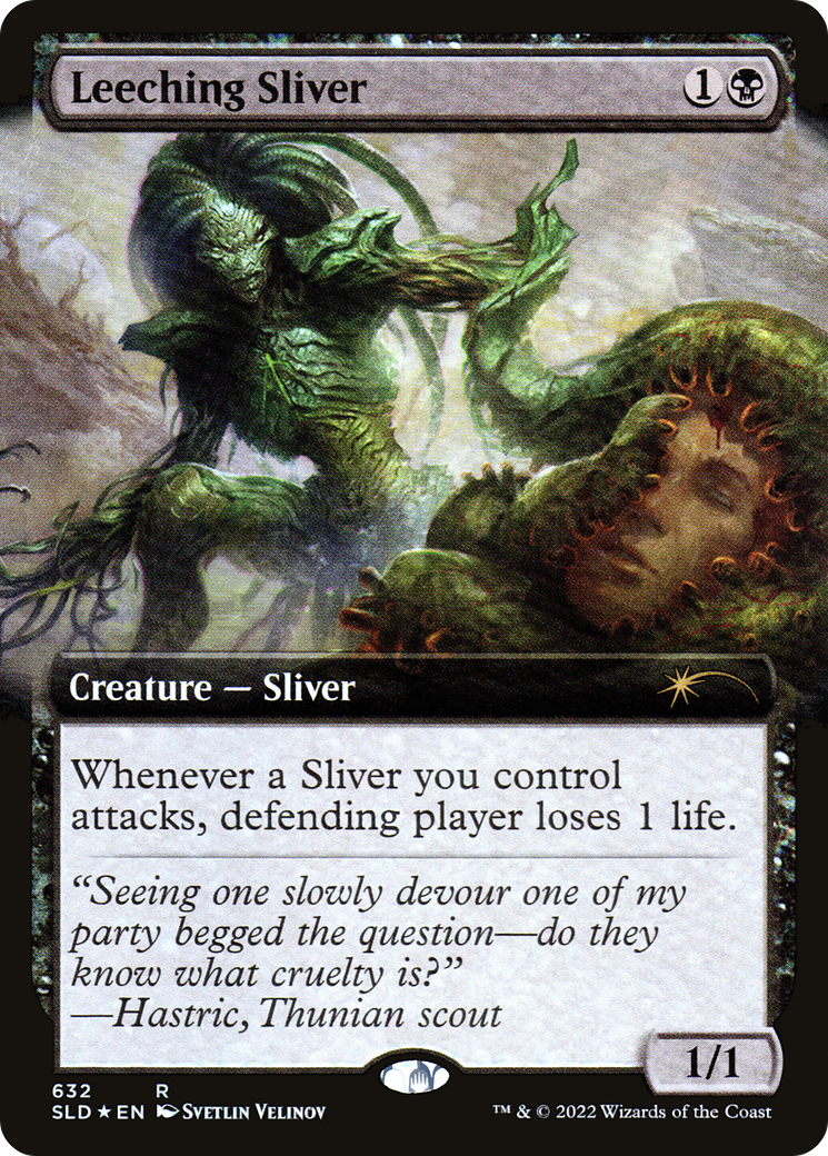 Leeching Sliver (SLD-632) (Extended Art) (Foil)