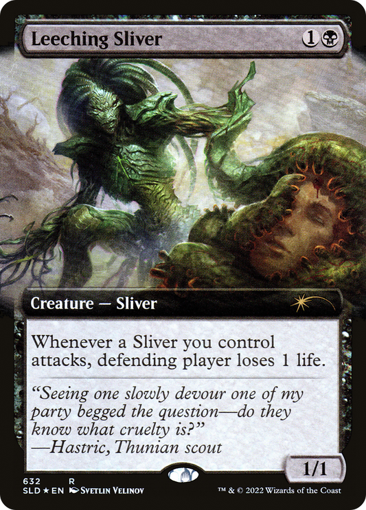 Leeching Sliver (SLD-632) (Extended Art) (Foil)