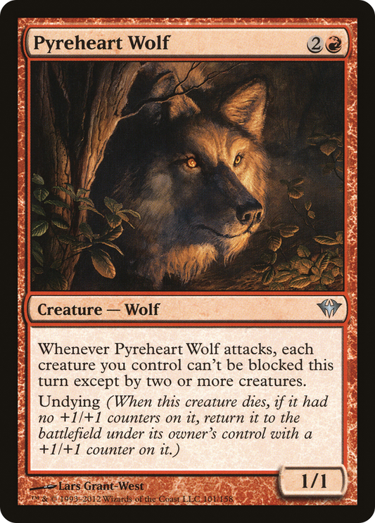 Pyreheart Wolf (DKA-101) (Foil)