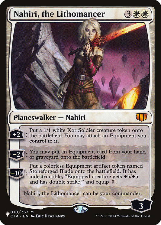 Nahiri, the Lithomancer (LIST-C14-10)