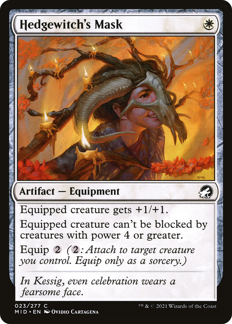Hedgewitch's Mask (MID-023) (Foil)