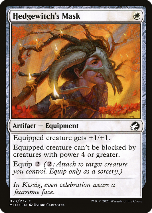 Hedgewitch's Mask (MID-023) (Foil)