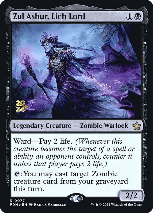 Zul Ashur, Lich Lord (PRE-77S) (Foil)