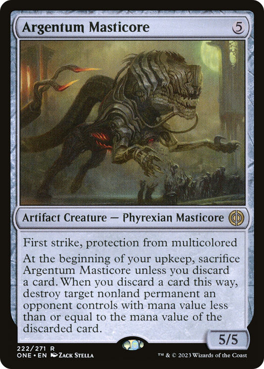 Argentum Masticore (ONE-222) (Foil)
