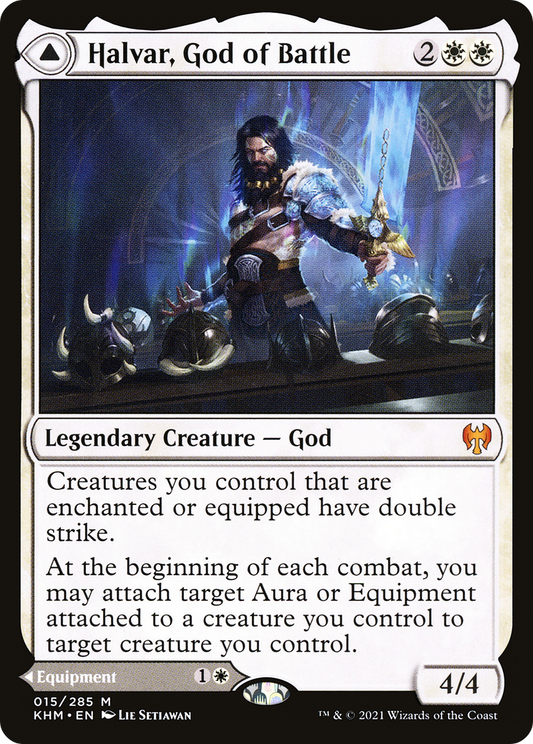 Halvar, God of Battle // Sword of the Realms (KHM-015) (Foil)