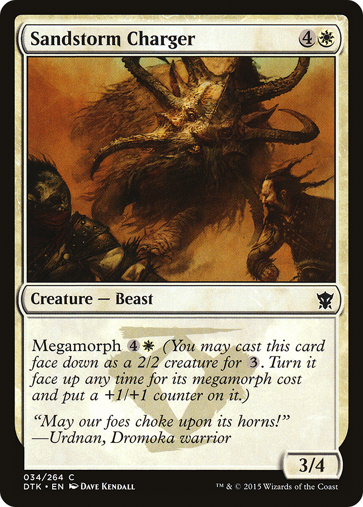 Sandstorm Charger (DTK-034) (Foil)