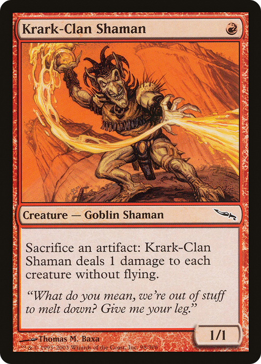 Krark-Clan Shaman (MRD-098) (Foil)