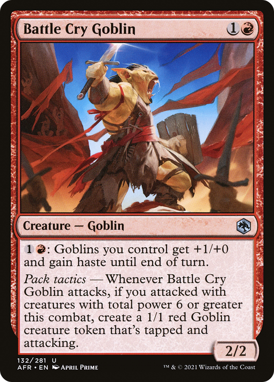 Battle Cry Goblin (AFR-132) (Foil)