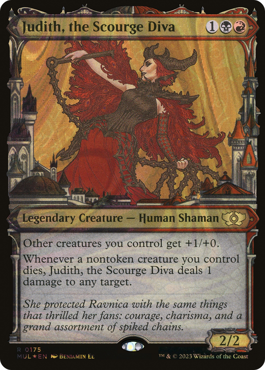 Judith, the Scourge Diva (MUL-175) (Showcase) (Halo Foil)