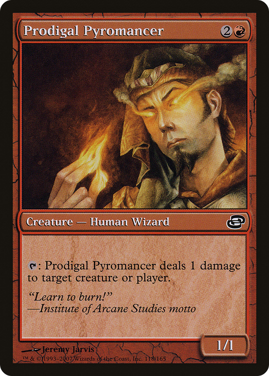 Prodigal Pyromancer (PLC-118) (Foil)